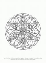 Free Celtic Mandala Coloring Page To Print – Art Of FoxVox  sketch template
