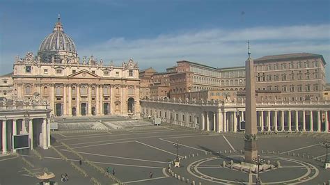 St. Peter's Square, Vatican - Live Webcam 【🎥】