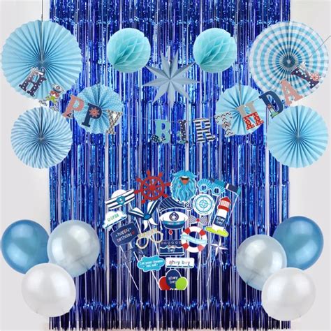 Aliexpress.com : Buy Birthday Party Decoration for Kids Boy Party Supplier Navy Theme Party ...