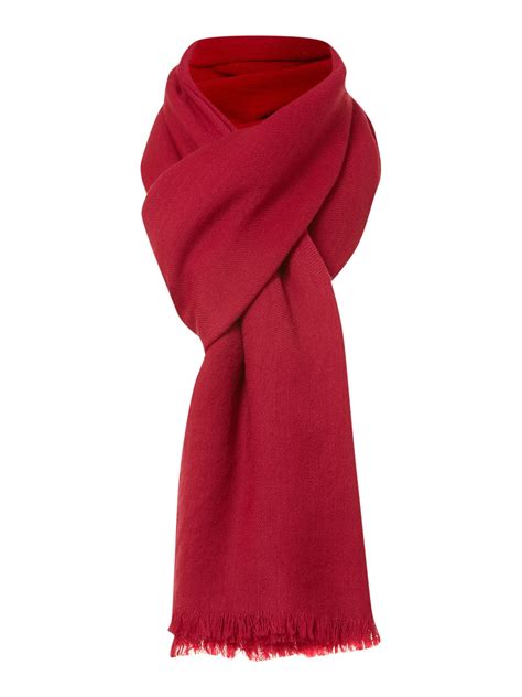 Linea 100 Wool Scarf in Red (Raspberry) | Lyst