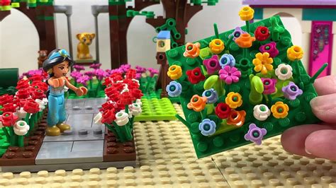 Lego Flower Garden Tutorial: Formal - YouTube