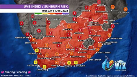 Southern Africa Weather Forecast Maps Tuesday 5 April 2022 - AfriWX