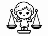 Balance And Harmony Libra Coloring  Page sketch template