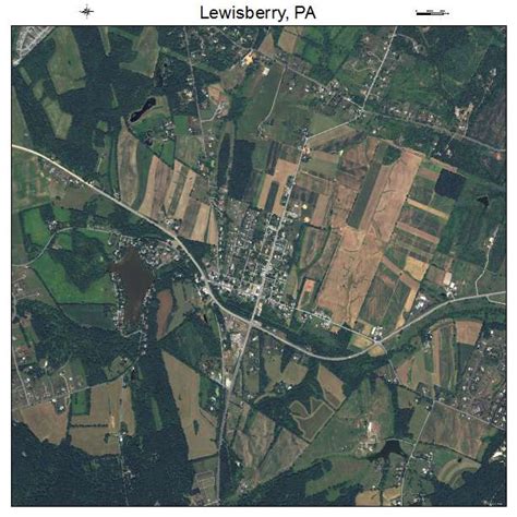 Aerial Photography Map of Lewisberry, PA Pennsylvania