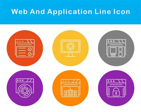 Web And Application Vector Icon Set 20652023 Vector Art at Vecteezy