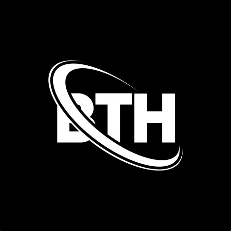 BTH logo. BTH letter. BTH letter logo design. Initials BTH logo linked with circle and uppercase ...