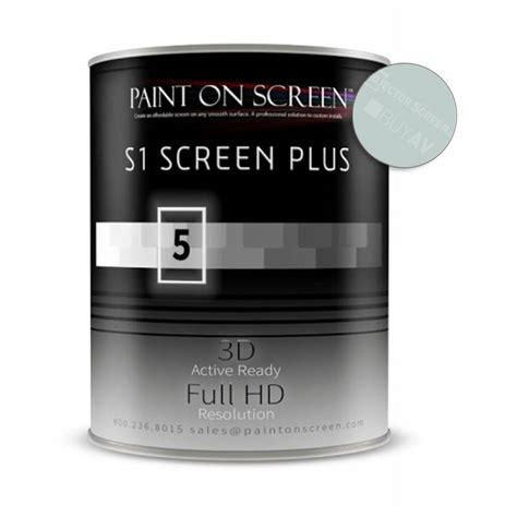 Paint on Screen - Projector Screen Paint - S1 Screen Paint Silver ...