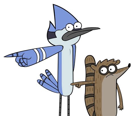 mordecai_and_rigby | Dibujos, Como dibujar a vegeta, Mordecai y rigby