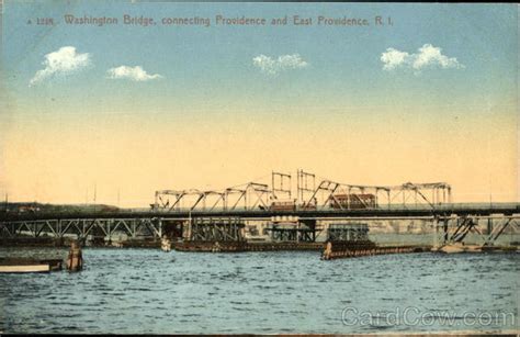 Washington Bridge Connecting Providence and East Providence Rhode Island