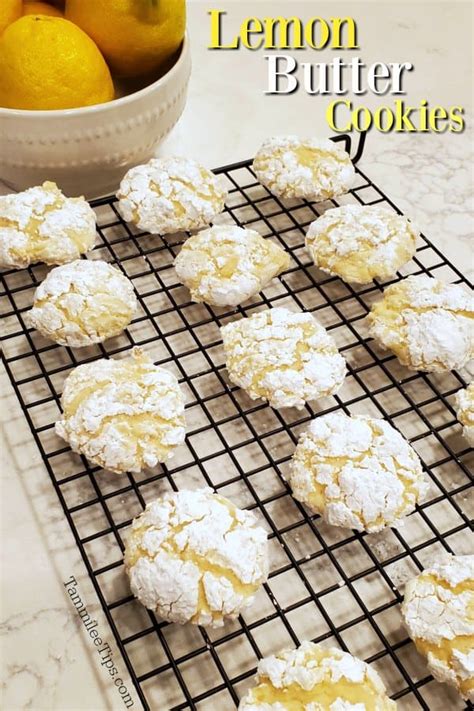 Easy Lemon Butter Cookies Recipe - Tammilee Tips