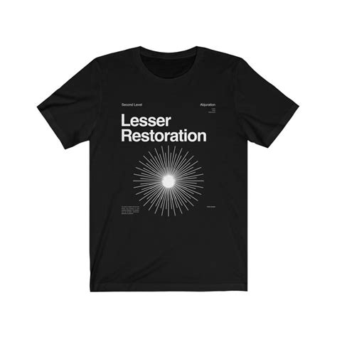 Lesser Restoration Spell T-shirt DND Gifts Dungeons and Dragons D&D ...