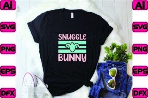 Snuggle Bunny Graphic by unique shop · Creative Fabrica