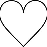 Download black and white heart images heart clipart free black - white love heart vector png ...