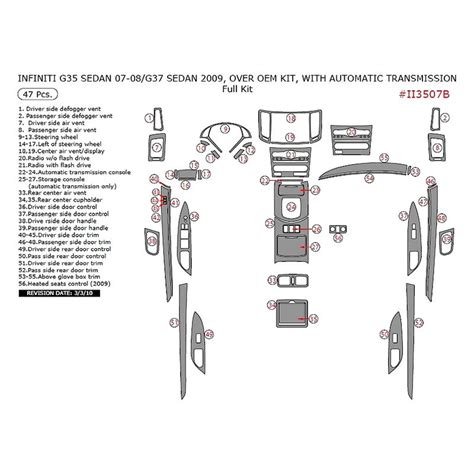 Carbon fiber or aluminum trim for G35 Interior and exterior - G35Driver ...