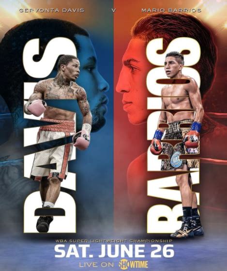 Gervonta Davis vs. Mario Barrios Main Card Preview