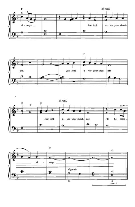 √ you'll be in my heart piano sheet music free 824321-You'll be in my heart easy piano sheet ...