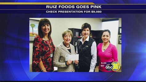 Ruiz Foods goes pink - ABC30 Fresno