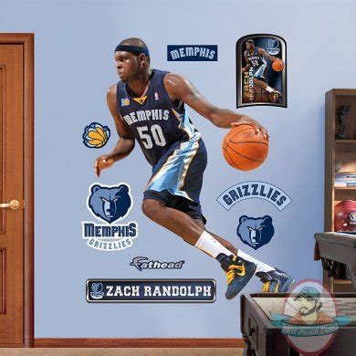 Fathead NBA Zach Randolph Memphis Grizzlies | Man of Action Figures