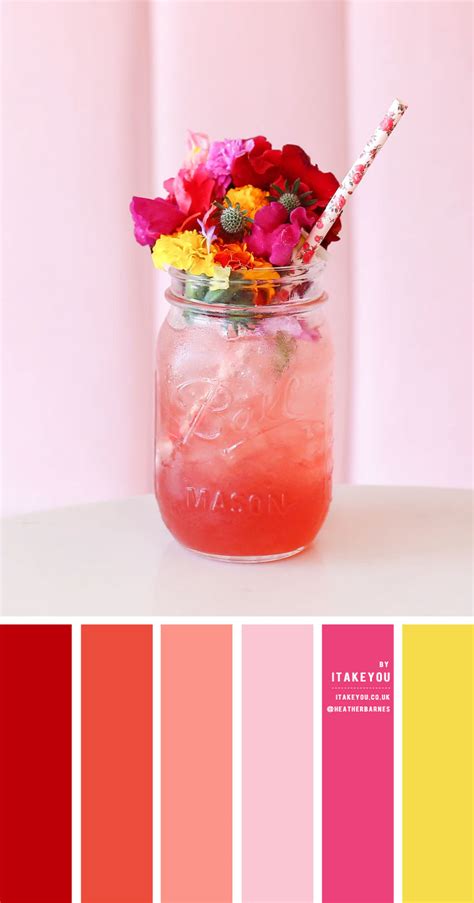 Coral and Pink Colour Scheme – Colour Palette #38 I Take You | Wedding ...