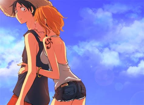 Luffy and Nami (con immagini) | Rufy, Immagini