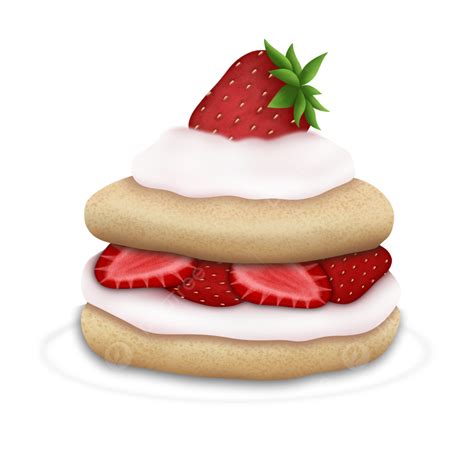 Hand Drawn Strawberry Shortcake Transparent Png Free Image By | The Best Porn Website