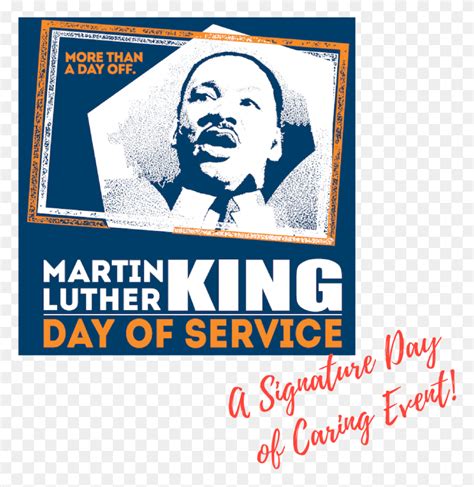 Mlk Day Doc Mlk Day Of Service, Poster, Advertisement, Flyer HD PNG ...