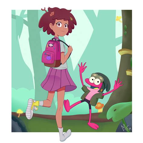 Amphibia Anne and Sprig by morfinared on DeviantArt