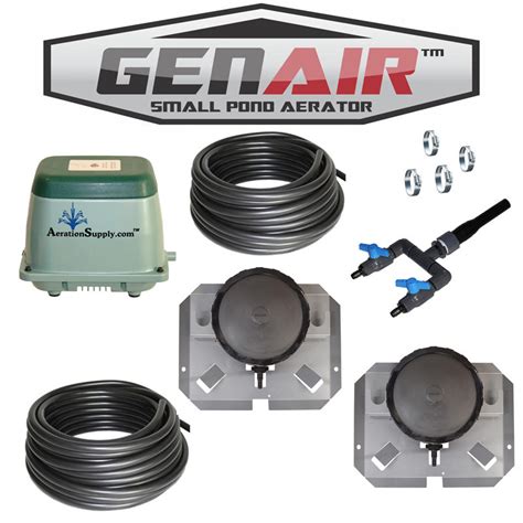 GENAIR-484-XL Premium Small Pond Aerator | Full Package [For Ponds To ...