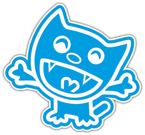 Sticker Happy cat | MuralDecal.com