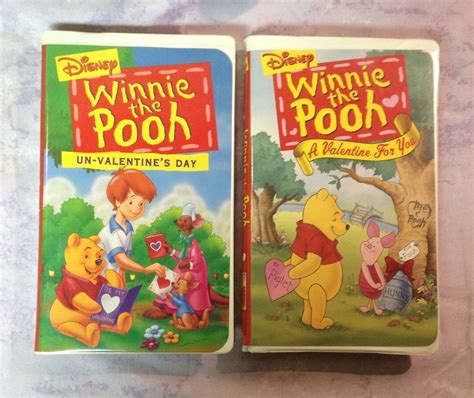 WINNIE THE POOH - Valentine Lot - VHS - A VALENTINE FOR YOU & UN-VALENTINES DAY Tigger And Pooh ...