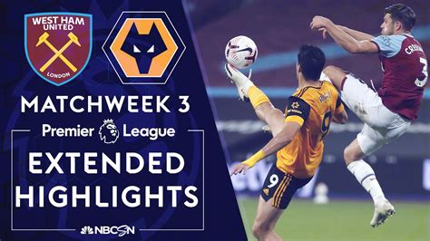 West Ham v. Wolves | PREMIER LEAGUE HIGHLIGHTS | 9/27/2020 | NBC Sports ...