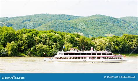 Cruise Ship on the Danube River, Wachau, Lower Austria, Austria Stock ...