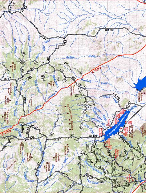 Lake George Colorado Map | Sahara Map