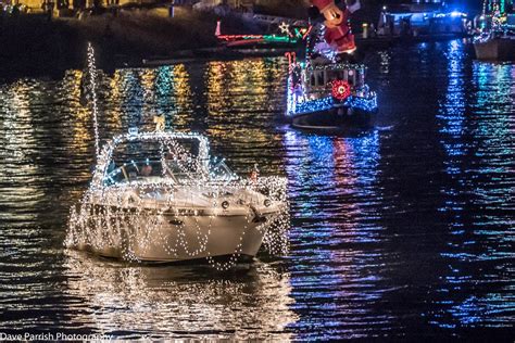 Parade of Lights features boats decked out for Christmas