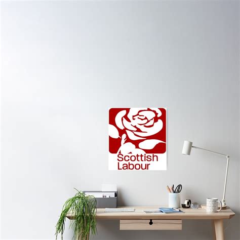 "Scottish Labour Party Logo" Poster for Sale by Quatrosales | Redbubble