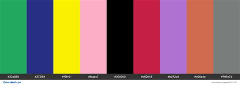 cartoon network pastel 2.0 color palette - ColorsWall