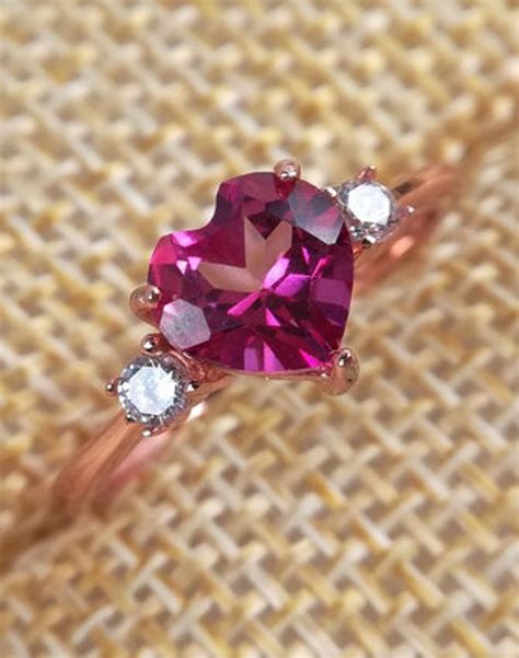 Pink Topaz Ring 925 Sterling Silver Ring Pink Topaz Wedding - Etsy