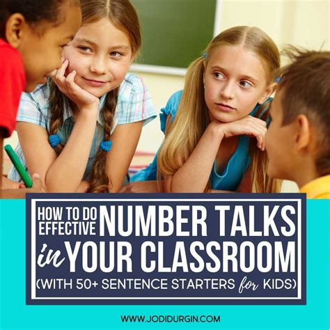 Number Talks: Increasing Math Talk in Your Elementary Classroom - Teaching with Jodi Durgin and ...