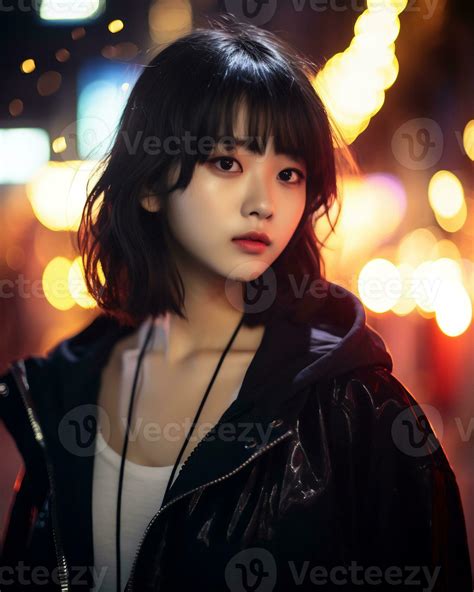 Beautiful asian girl in fashionable outfit AI Generative 31515623 Stock Photo at Vecteezy