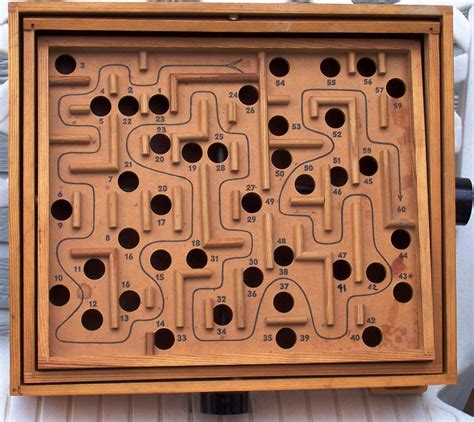 Vintage Antique Marble Labyrinth Game 1970's by DebsBetterThanNew