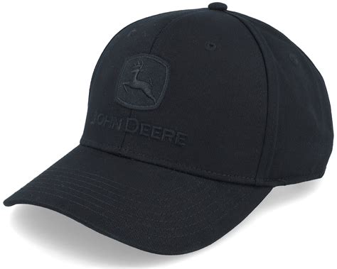 Blackout Full Twill Black Adjustable - John Deere cap | Hatstoreworld.com