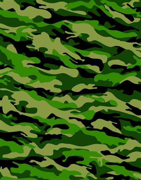 Forest Camouflage Pattern | FreeVectors