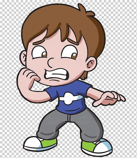 Miedo ansiedad, niño de dibujos animados, diverso, niño, mano png | Klipartz