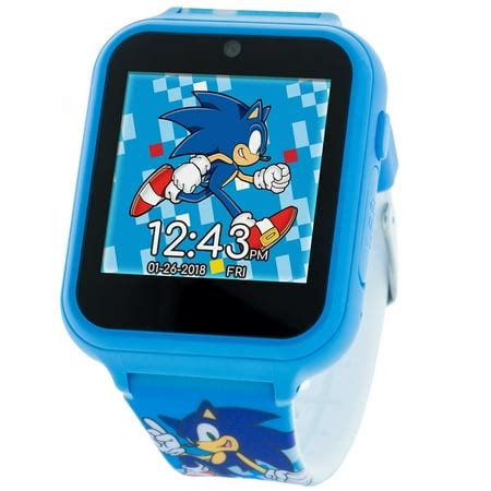 Sonic the Hedgehog - Sonic iTime Smart Kids Watch 40 MM - Walmart.com