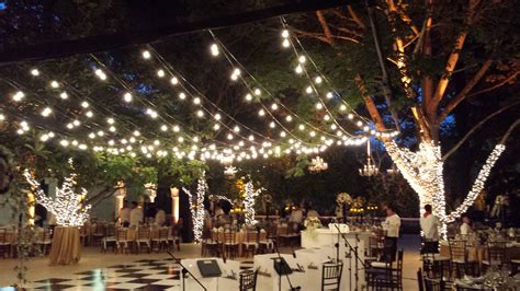 Hanging Patio String Lights: A Pattern of Perfection - Yard Envy