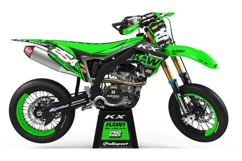 Custom dirt bike Graphics kit KAWASAKI KAWI NEW | custom-graphics-mx