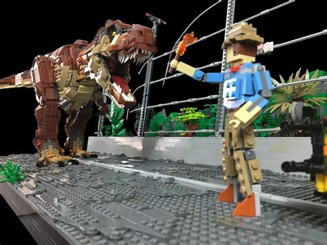 Lego Jurassic Park T-Rex Breakout MOC | Lego jurassic, Lego jurassic park, Lego jurassic world