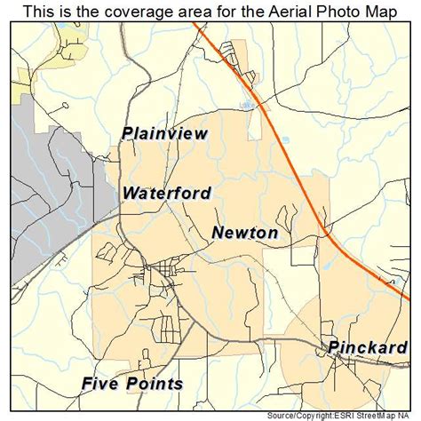 Aerial Photography Map of Newton, AL Alabama