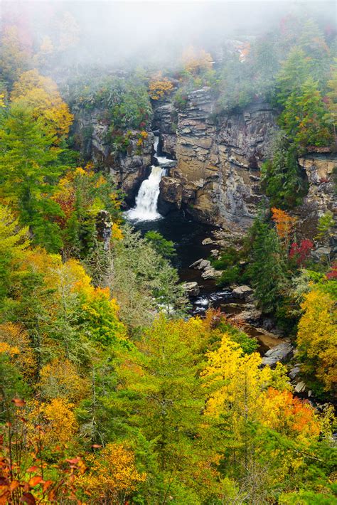 Linville Falls From Erwin’s View – WNCOutdoors.info