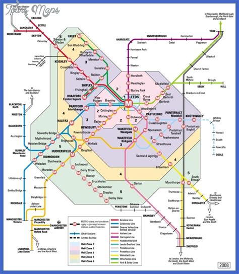 Manchester Metro Map - ToursMaps.com